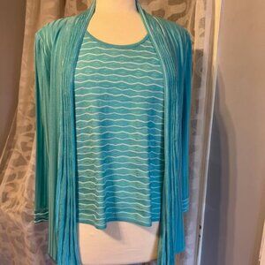 Women's Aqua knit set